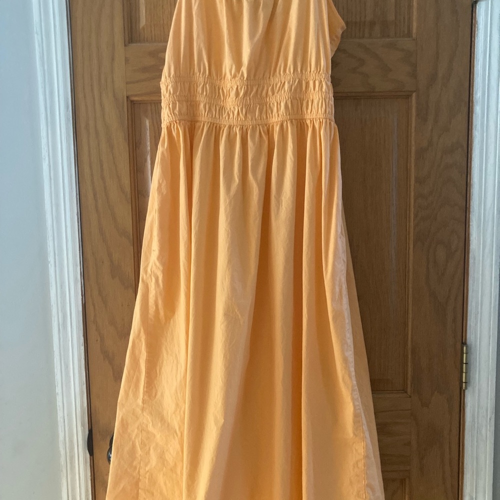 LOFT Vibrant Tangerine Sundress